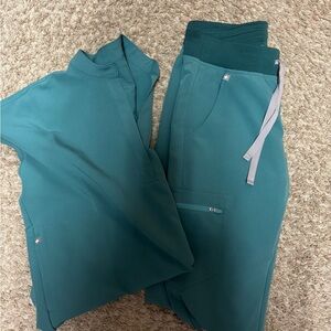 Figs Scrubs Hydrogreen set XS Rafaela and XSP Zamora pant